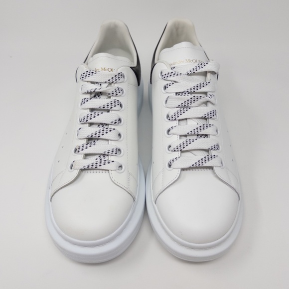 Alexander McQueen Oversized Sneakers White Jet Black Women EU 41 US 11 - Picture 4 of 8